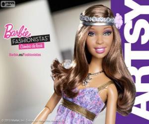 Puzzle de Barbie Fashionista Artsy