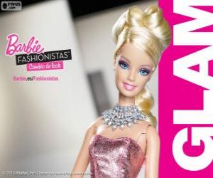 Puzzle de Barbie Fashionista Glam