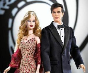 Puzzle de Barbie y Ken muy elegantes
