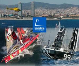 Puzzle de Barcelona World Race 2010