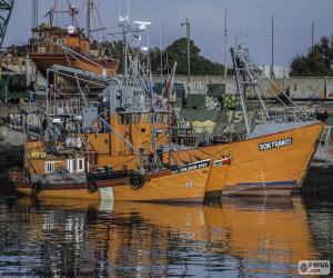 Puzzle de Barcos de pesca
