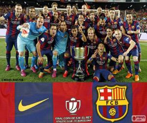 Puzzle de Barça Copa del Rey 14-15