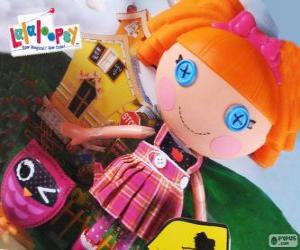 Puzzle de Bea Spells-A-Lot de Lalaloopsy con su mascota, un búho