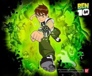 Puzzle de Ben 10 corriendo