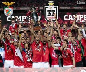 Puzzle de Benfica, campeón 2013-2014