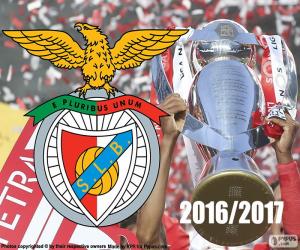 Puzzle de Benfica, campeón 2016-2017