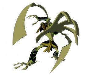 Puzzle de BenMomia o BenMummy, un alienígena parecido a una momia