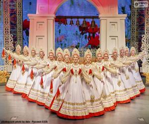 Puzzle de Beriozka, danza rusa clásica 