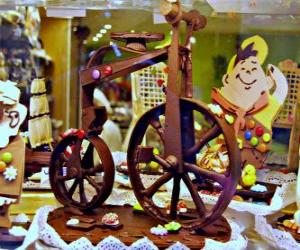 Puzzle de Bicicleta de chocolate