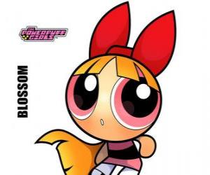 Puzzle de Blossom, Pétalo o Bombón es la líder del grupo y la más inteligente