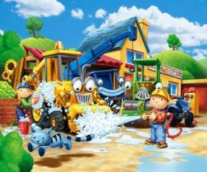 Puzzle de Bob y Wendy lavando las máquinas