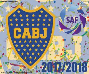 Puzzle de Boca Juniors, Superliga 2017-2018