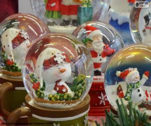 Puzzle de Bolas de nieve de cristal