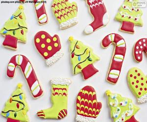 Puzzle de Bonitas galletas de Navidad