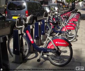 Puzzle de Boris Bikes, Londres