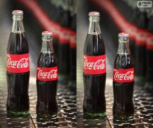 Puzzle de Botellas originales de Coca-Cola