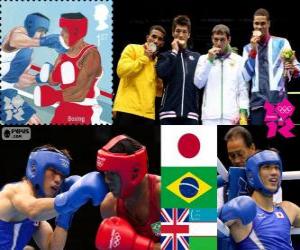 Puzzle de Boxeo medio -75kg mascLDN12