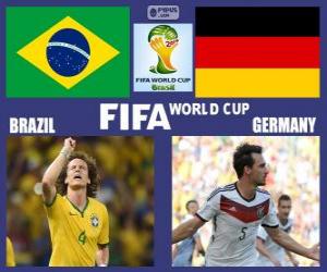 Puzzle de Brasil - Alemania , semifinales, Brasil 2014
