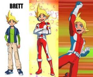 Puzzle de Brett es un niño muy inteligente, un genio de los ordenadores o computadores