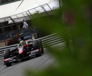 Puzzle de Bruno Senna- HRT - Monte-Carlo 2010