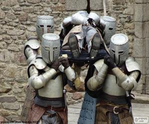 Puzzle de Caballero herido