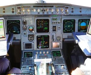 Puzzle de Cabina de un avión 