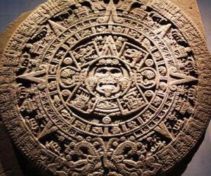 Puzzle de Calendario místico azteca