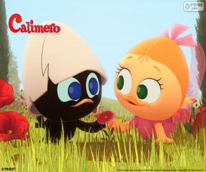 Puzzle de Calimero y Priscilla
