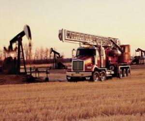 Puzzle de Camión en explotació petrolera