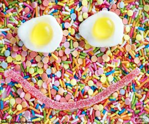 Puzzle de Cara de golosinas