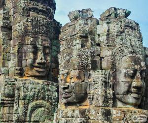 Puzzle de Caras de piedra, Angkor Wat