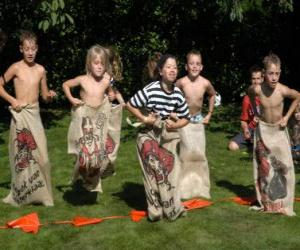 Puzzle de Carrera de sacos