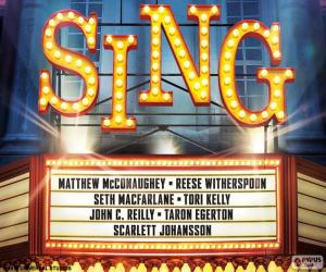Puzzle de Cartel de Sing