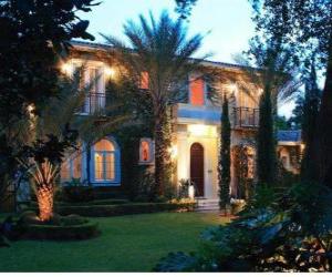 Puzzle de Casa al atardecer