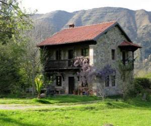 Puzzle de Casa en el campo