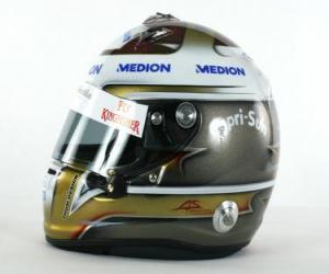 Puzzle de Casco Adrian Sutil 2010