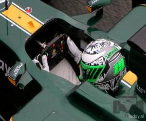 Puzzle de Casco Heikki Kovalainen 2010