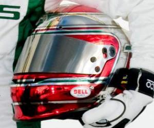 Puzzle de Casco Jarno Trulli 2010
