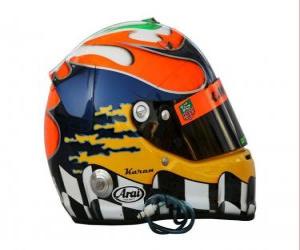Puzzle de Casco Karun Chandhok 2010