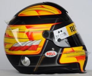 Puzzle de Casco Robert Kubica 2010