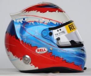 Puzzle de Casco Vitaly Petrov 2010