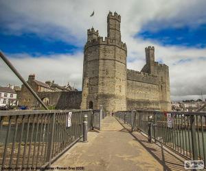 Puzzle de Castillo de Caernarfon, Gales