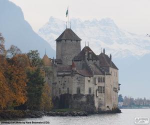 Puzzle de Castillo de Chillon, Suiza