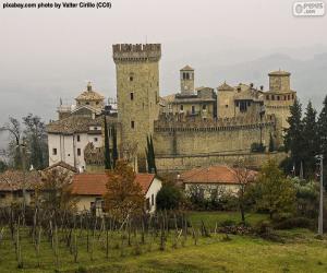 Puzzle de Castillo de Vigoleno, Italia