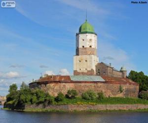 Puzzle de Castillo de Vyborg, Vyborg, Rusia