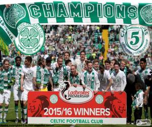 Puzzle de Celtic FC campeón 2015-2016