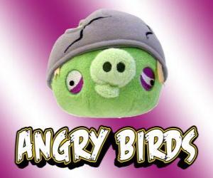 Puzzle de Cerdo con casco es el más difícil de destruir