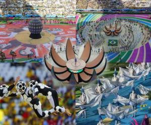 Puzzle de Ceremonia de apertura del Mundial de Brasil 2014