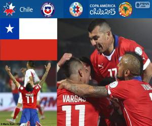Puzzle de CHI finalista CopaAmérica15