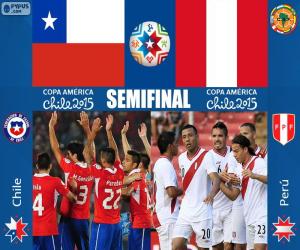 Puzzle de CHI - PER, Copa América 15